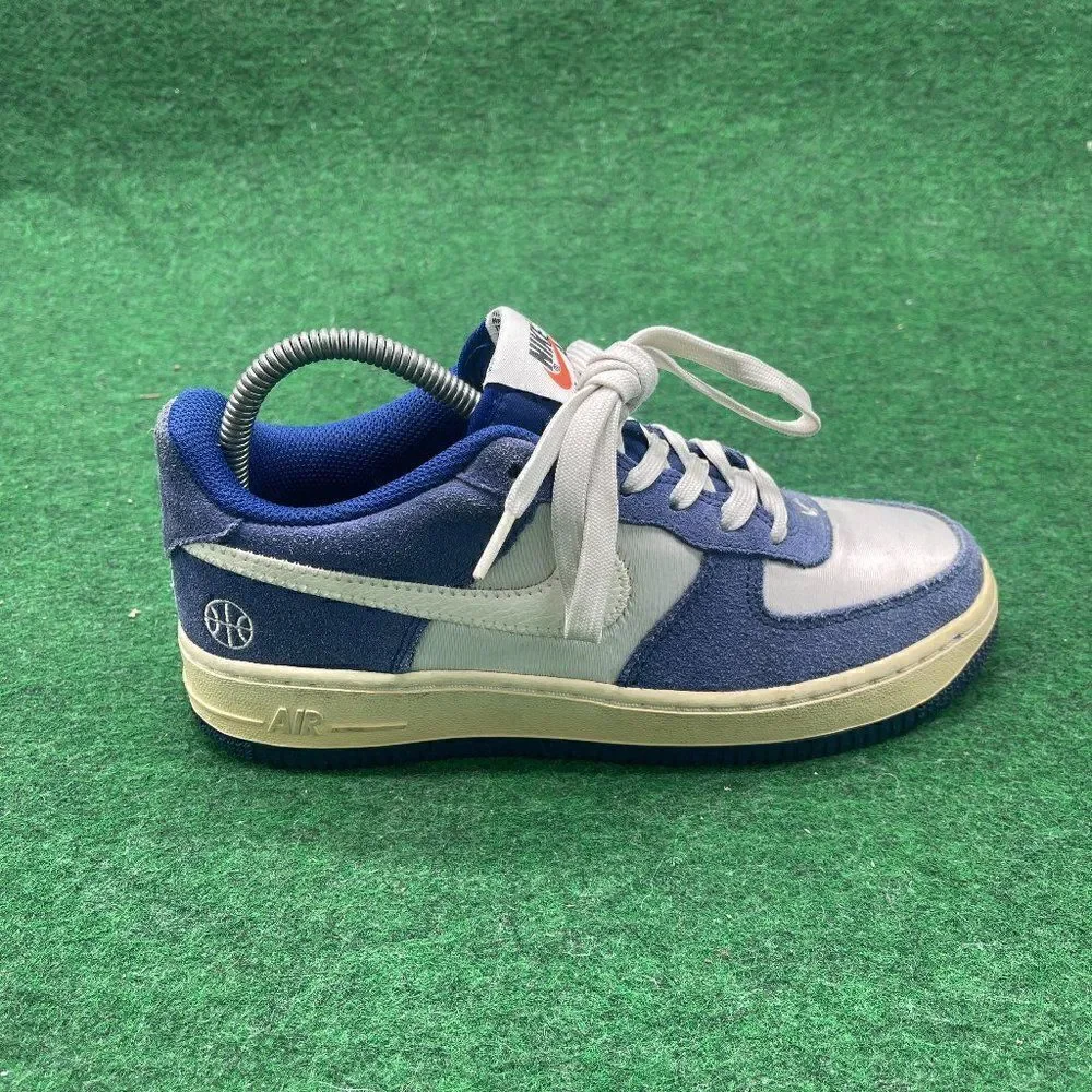 Nike Air Force 1 GS 596728-438 Youth Size 5Y- Blue White